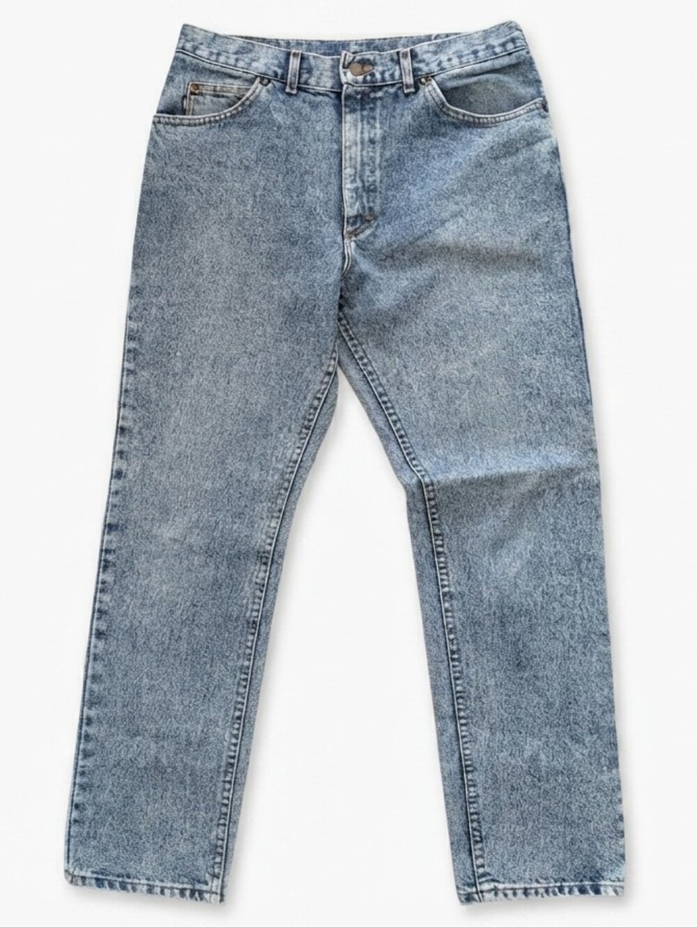 Vintage! Riders by Lee Light Acid-Wash Blue Slim Straight Jeans